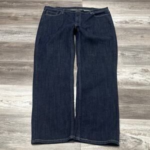 Levis 541 Dark Wash Blue Mens 42x32 Athletic Fit Tapered Leg Denim Jeans Red Tab